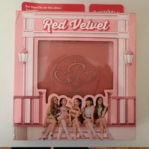 Red velvet queendom album with photo cards and poster